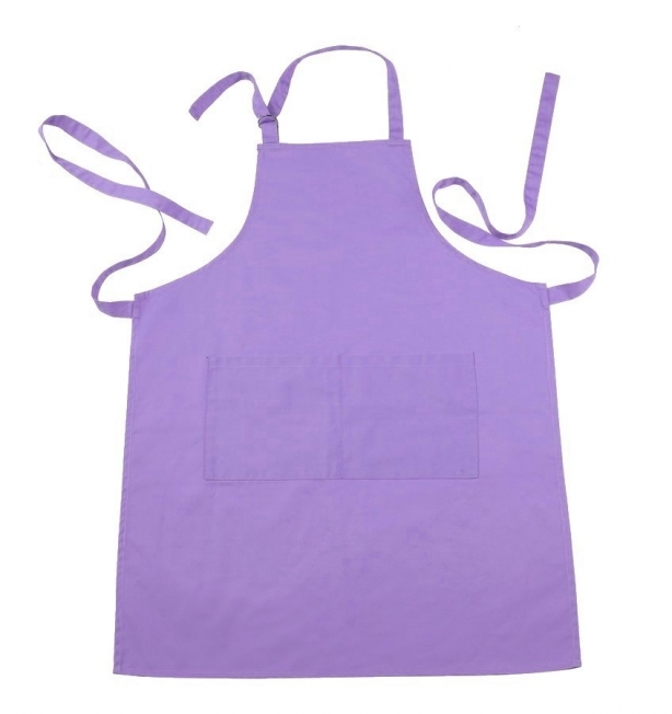 A款-繞頸圍裙紫羅蘭 工作服作品